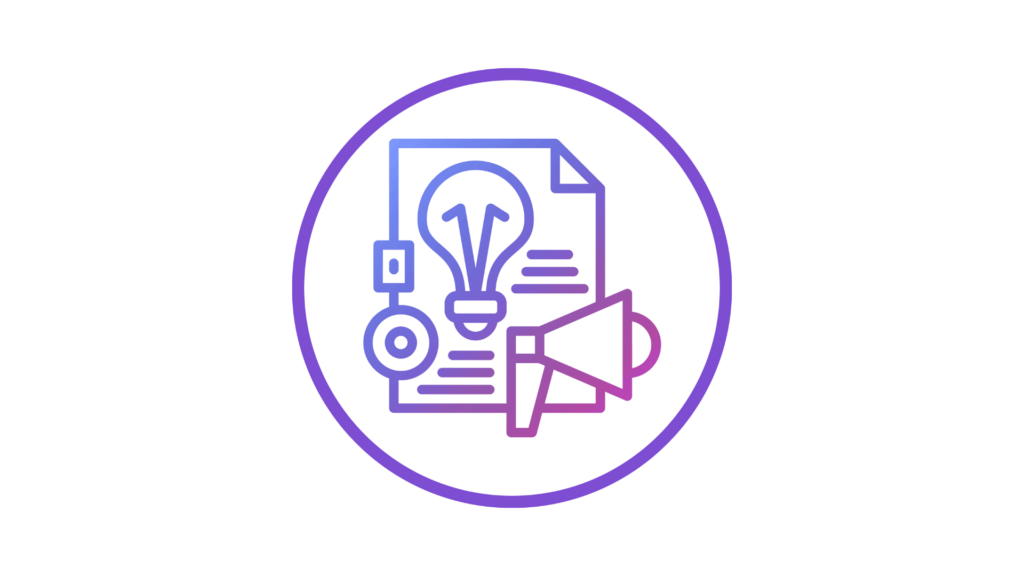 Symbol für die Planung von Webseiten – strukturierte und zielorientierte Vorbereitung.